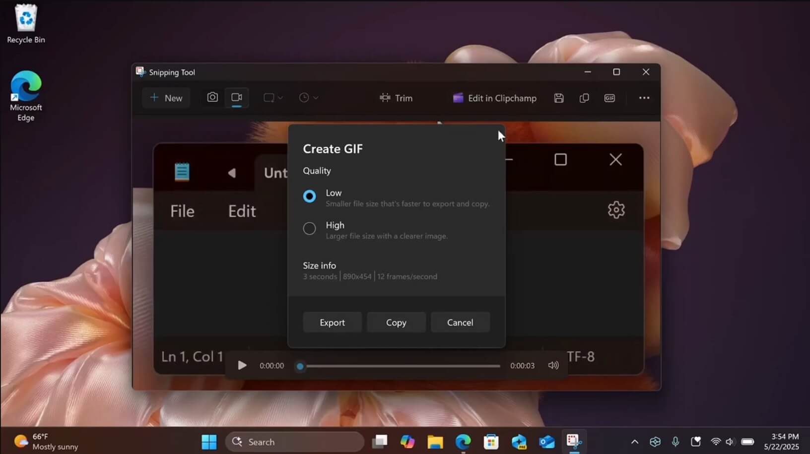 Нове в Windows 11: «Блокнот» напише текст за вас, створення GIF та оновлення без рестарту